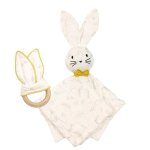 Leafy bunny box doudou + anneau de dentition