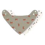 Little forest lot de 2 bavoirs bandanas