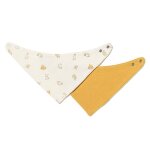 Lot 2 bavoirs foulard