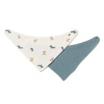 Lot 2 bavoirs foulard