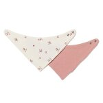 Lot 2 bavoirs foulard