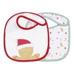 Lot de 2 bavoirs de nol - naissance