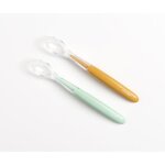 Lot de 2 cuill�res b�b� embout souple silicone
