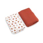 Lot de 2 draps housses