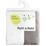 Lot de 2 draps housses