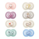 Lot de 2 sucettes original  couleurs de la nature  + bote strilisation
