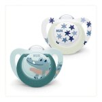 Lot de 2 sucettes starlight