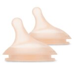 Lot de 2 t�tines anti - colique zer�. zer�