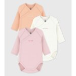 Lot 3 bodies b�b� crois�s manches longues