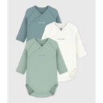 Lot 3 bodies b�b� crois�s manches longues