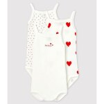 Lot de 3 bodies � bretelles b�b�