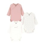 Lot 3 bodies crois�s manches longues