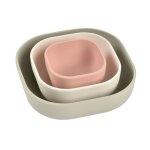 Lot de 3 bols silicone gigogne