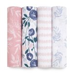 Lot de 4 maxi - langes mousseline
