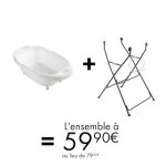 Offre maka : baignoire + support  59, 90? au lieu de 79, 80? !
