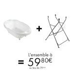 Offre maka : support + baignoire  59, 80? au lieu de 79, 80?