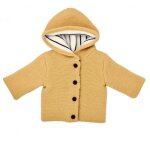 Manteau � capuche collection p'tit bisou trousseau tricot 2019
