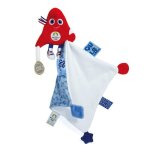 Mascotte officielle jo 2024 doudou bebe champion