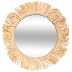 Miroir enfant en raffia