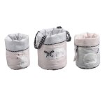 Miss fleur de lune lot de 3 panires gigognes