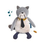 Les moustaches peluche musicale