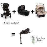 Soldes nuna : base curv offerte pour l'achat d'une poussette mixx next + nacelle auto cari next + si�ge ...