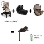 Soldes nuna : base curv offerte pour l'achat d'une poussette triv next + nacelle cari next + si�ge auto ...