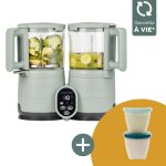 Nutribaby glass + 2 babybols 250 ml - robot en verre cuisson rapide