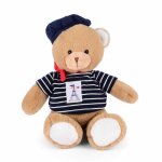 Ours en peluche avec marini�re et b�ret
