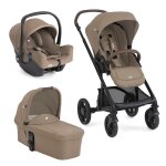 Pack poussette trio chrome 2