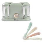 Pack robot cuiseur babycook� duo + lot de cuill�res 1er �ge silicone