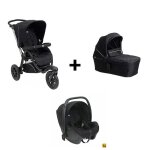 Pack trio : poussette activ3 + nacelle activ3 + sige auto kory i - size