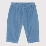 Pantalon b�b� en velours uni