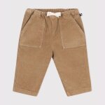 Pantalon b�b� en velours uni