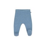 Pantalon en tricot laine et coton