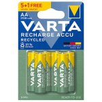 Pile rechargeables lr06 / aa 5 + 1 gratuite
