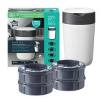 Poubelle � couches avanc�e twist & click starter - pack, lot de 4 recharges