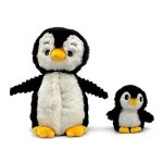 Ptipotos peluche pingouin iglou et son b�b�