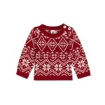 Pull bb en laine et coton  motifs