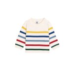 Pull bb en laine et coton  rayures multico