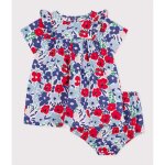 Robe b�b� manches courtes et son bloomer