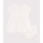 Robe b�b� manches courtes et son bloomer