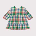 Robe manches longues en gaze de coton