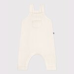 Salopette b�b� unie en tricot laine et coton