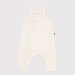 Salopette b�b� unie en tricot laine et coton