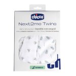 Set 2 draps housses en bambou next2me twins