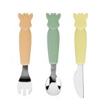 Set 3 couverts silicone sophie la girafe