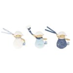 Set de 3 doudous attache ttines