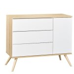 Seventies commode 1 porte 3 tiroirs