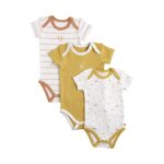 Sunlight lot de 3 bodies manches courtes